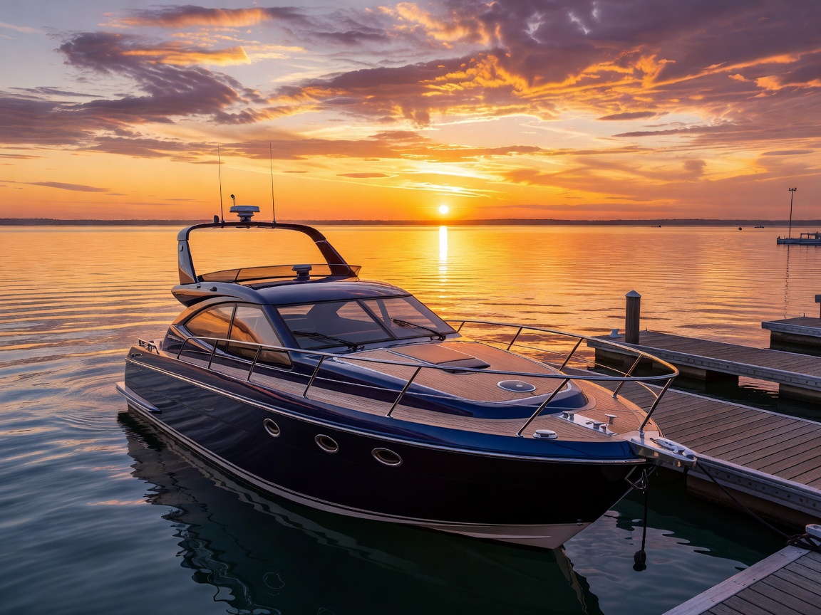 Enginevault Navis 30 Riviera mini yacht cruising near cliffside